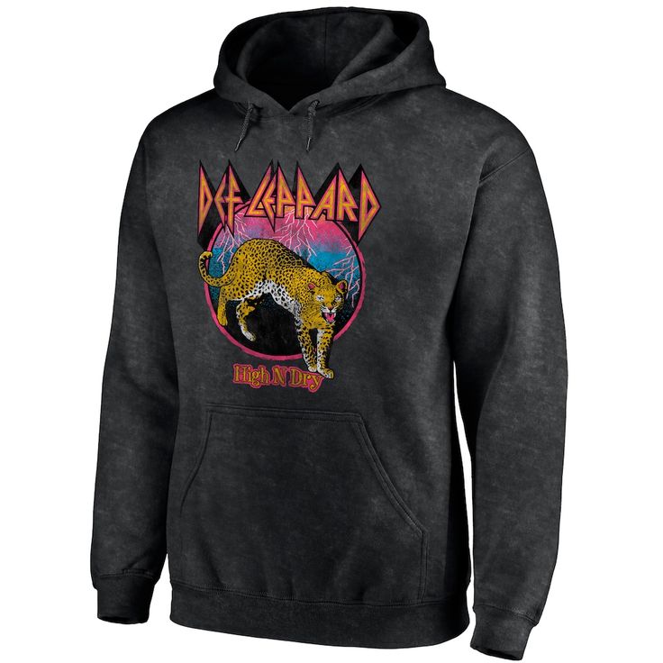 🖤🔥 HOODIE DEF LEPPARD – EL ROCK SE LLEVA CON ACTITUD 🎸⚡