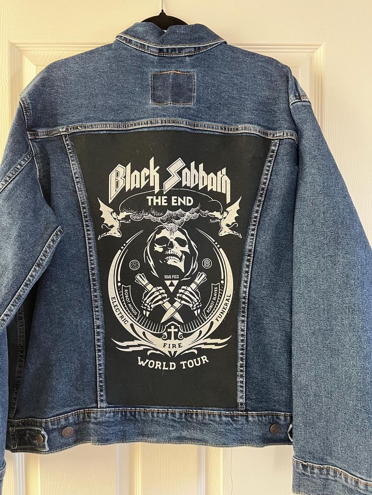 🔥 CHAQUETA JEAN BLACK SABBATH - BACK TO THE BEGINNING 2025
