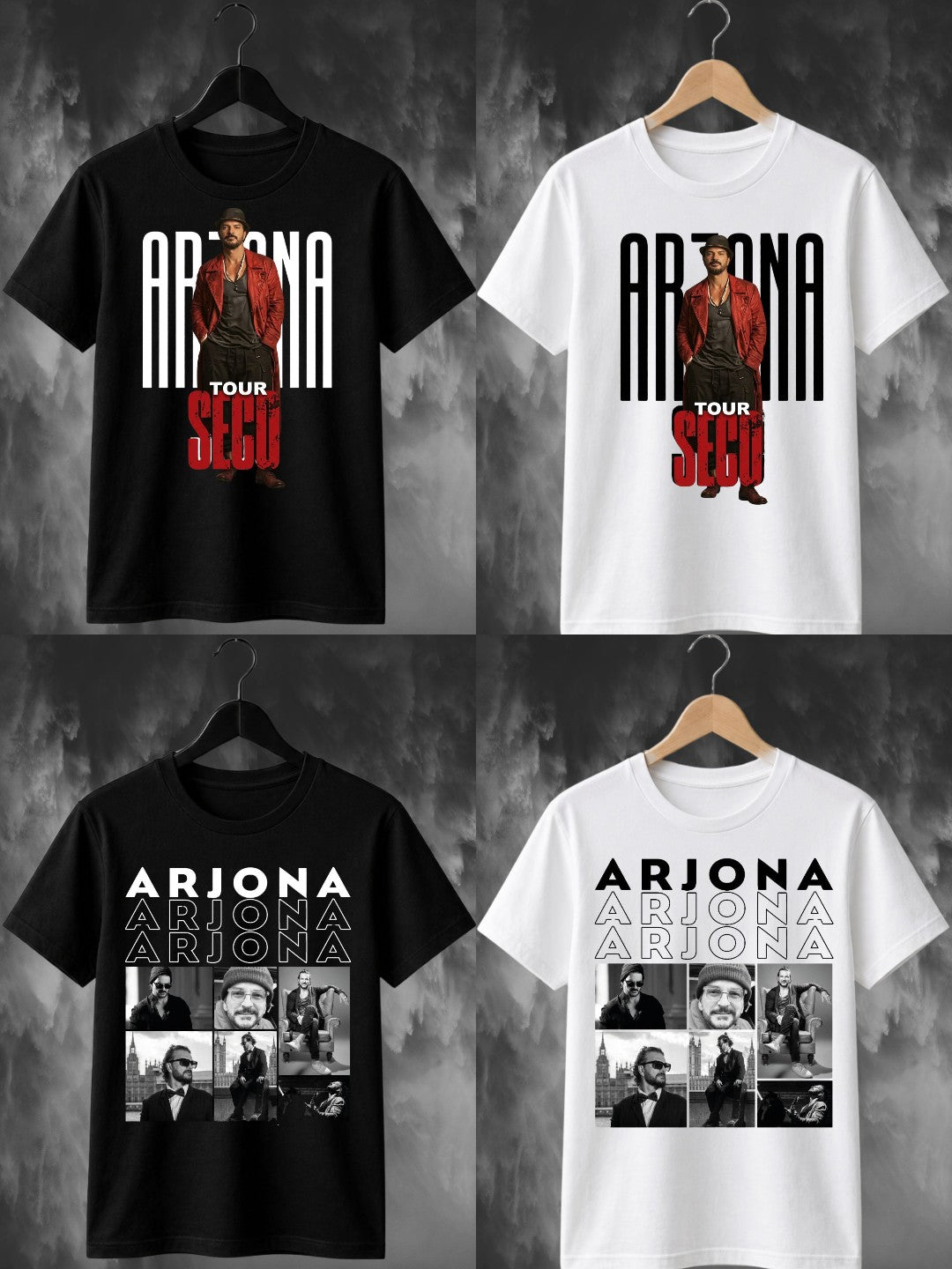 🎶🖤 CAMISETA RICARDO ARJONA – LETRAS QUE MARCAN 🔥✨