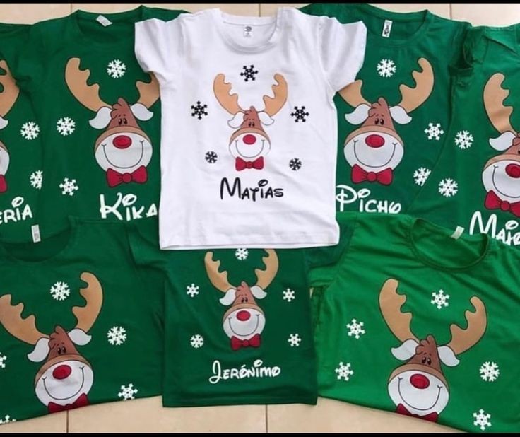 Camisetas Familiares Navidad