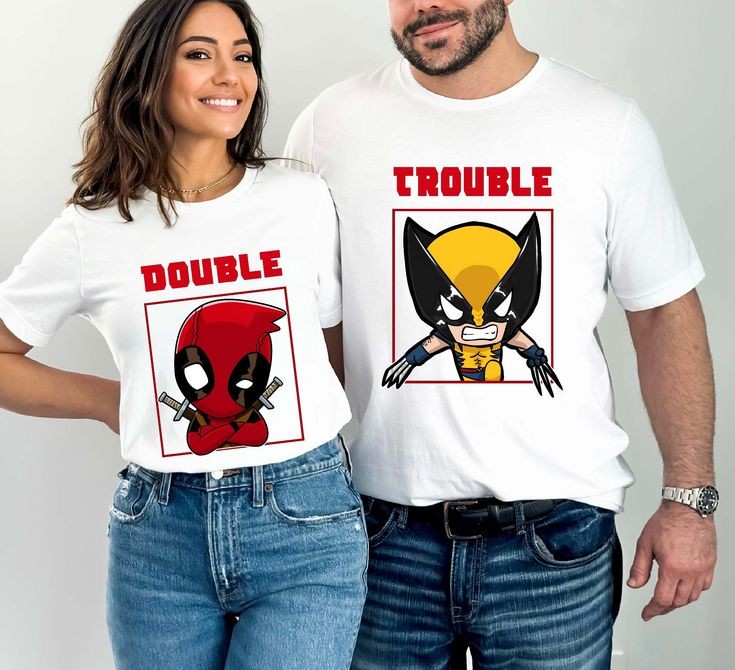 Camiseta Duo Deadpool & Wolverine