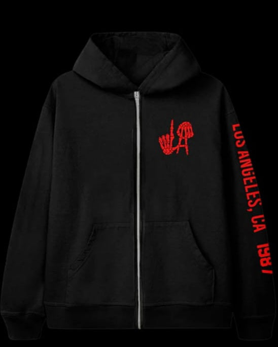 HOODIE CON CREMALLERA GUNS N’ ROSES