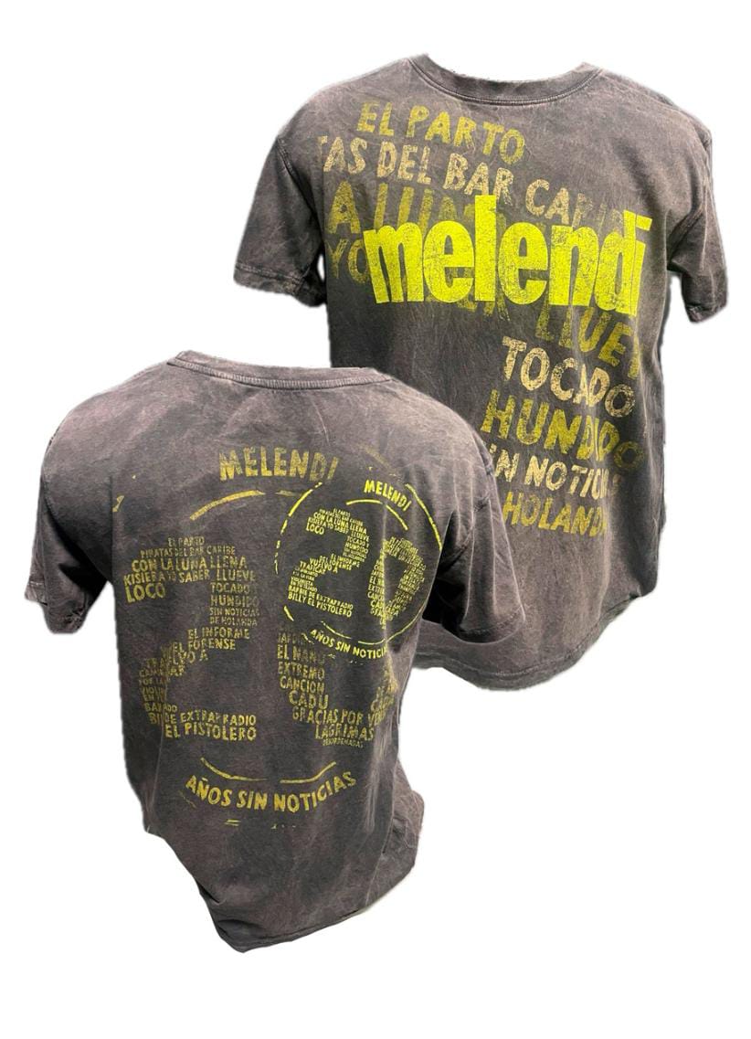 Camiseta Acid Wash Melendi