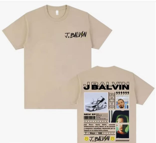 🔥 CAMISETA J BALVIN – MADE IN COLOMBIA TOUR