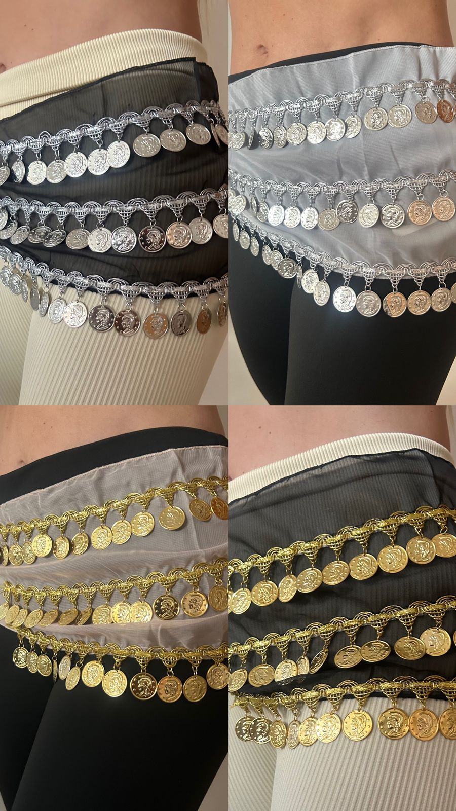 Cinturón de Monedas Shakira
