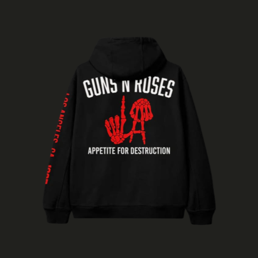 HOODIE CON CREMALLERA GUNS N’ ROSES