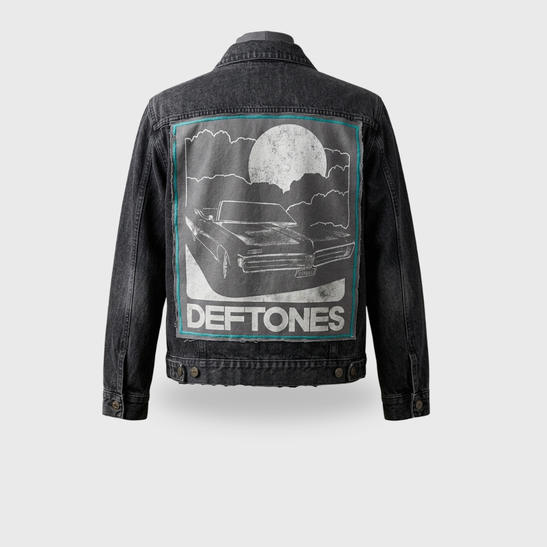 🖤🎸 CHAQUETA JEAN DEFTONES – ALT METAL DENIM 🔥