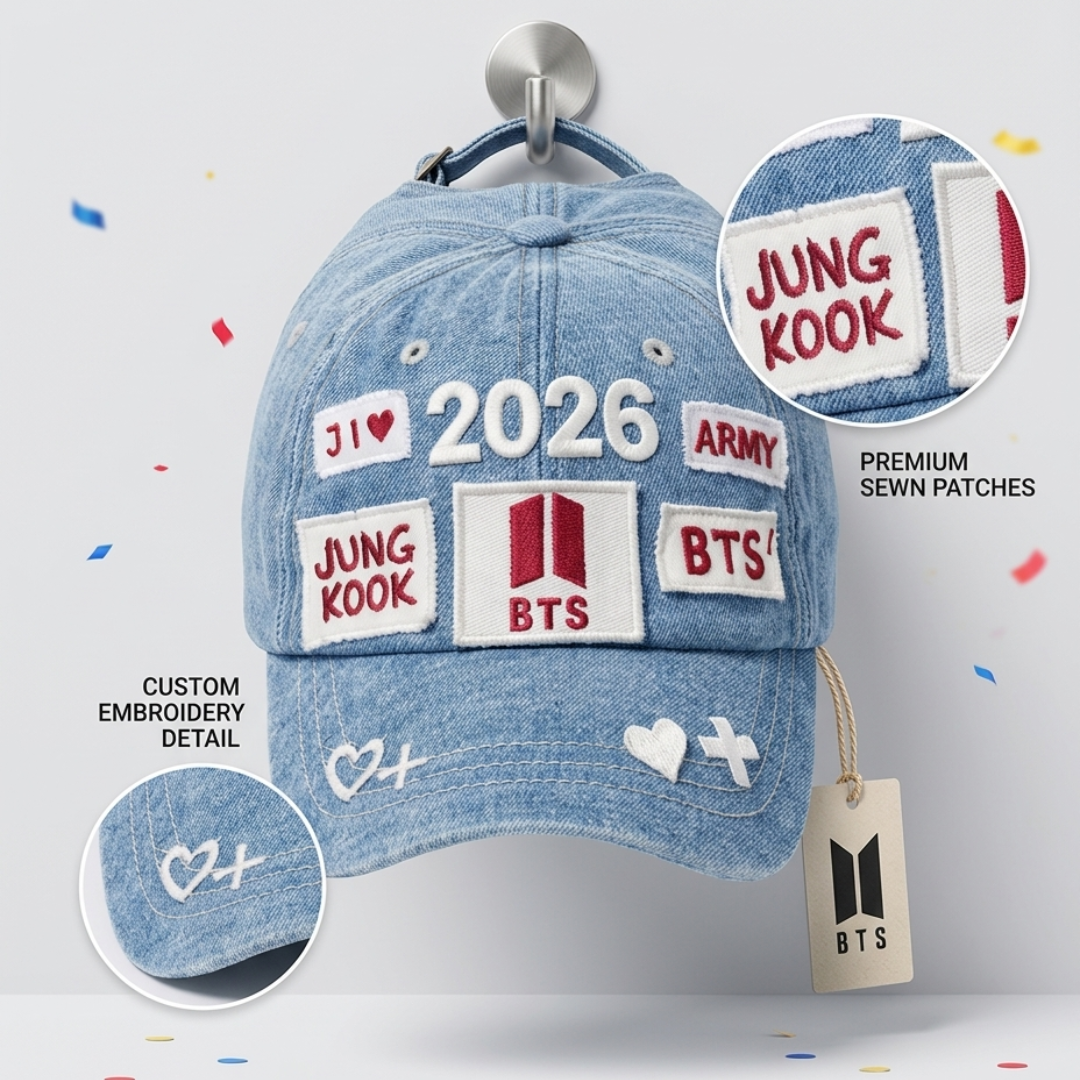 💜🧢 GORRA BTS – 2026 WORLD TOUR (BOGOTÁ) 🌍✨