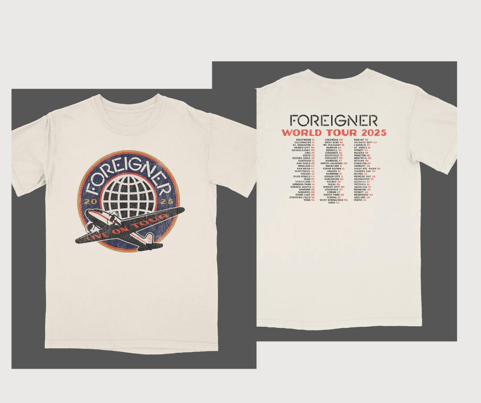 Camiseta Foreigner