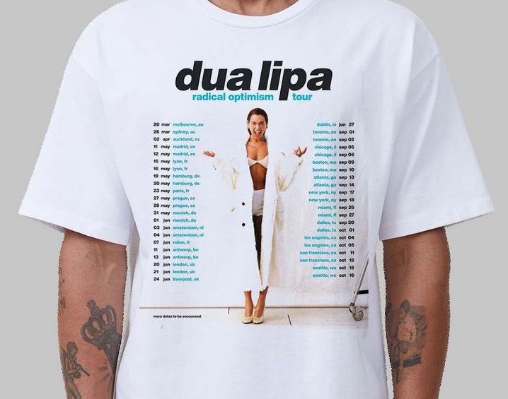 CAMISETA DUA LIPA