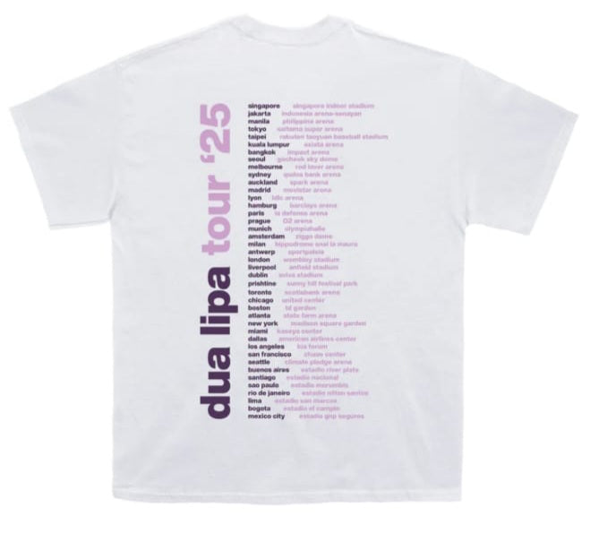CAMISETA DUA LIPA