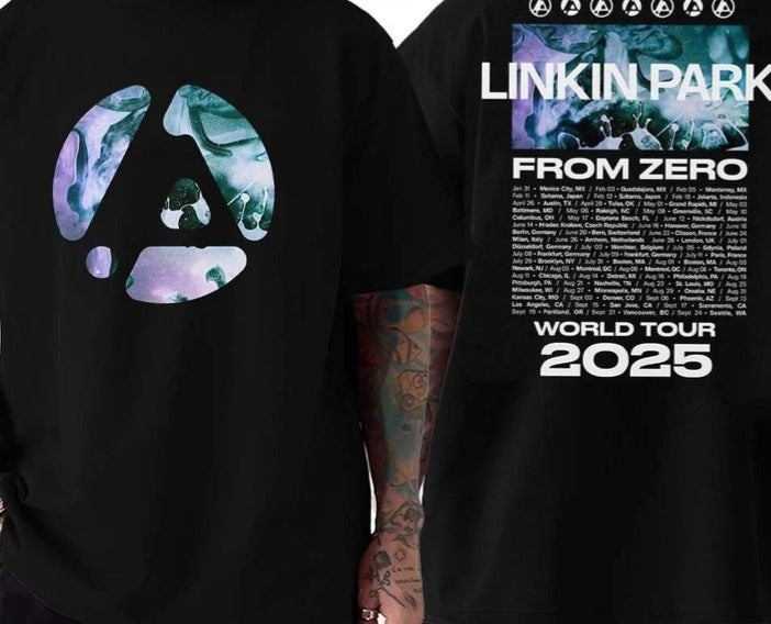 🔥 CAMISETA LINKIN PARK - FROM ZERO WORLD TOUR 2025