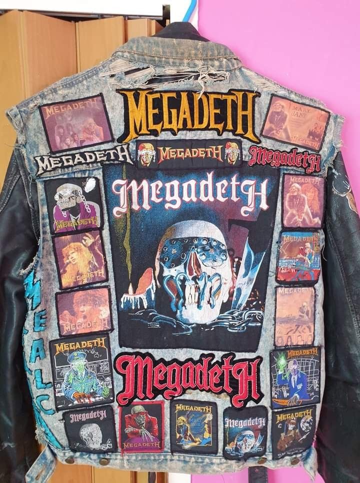 🎸☢️ CHAQUETA DENIM MEGADETH☢️🎸
