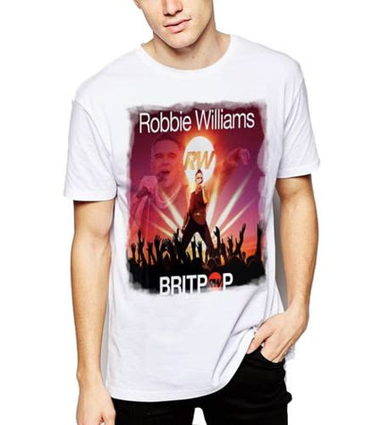 🖤🔥 CAMISETA ROBBIE WILLIAMS – EL ESTILO DE UNA LEYENDA 🎤✨