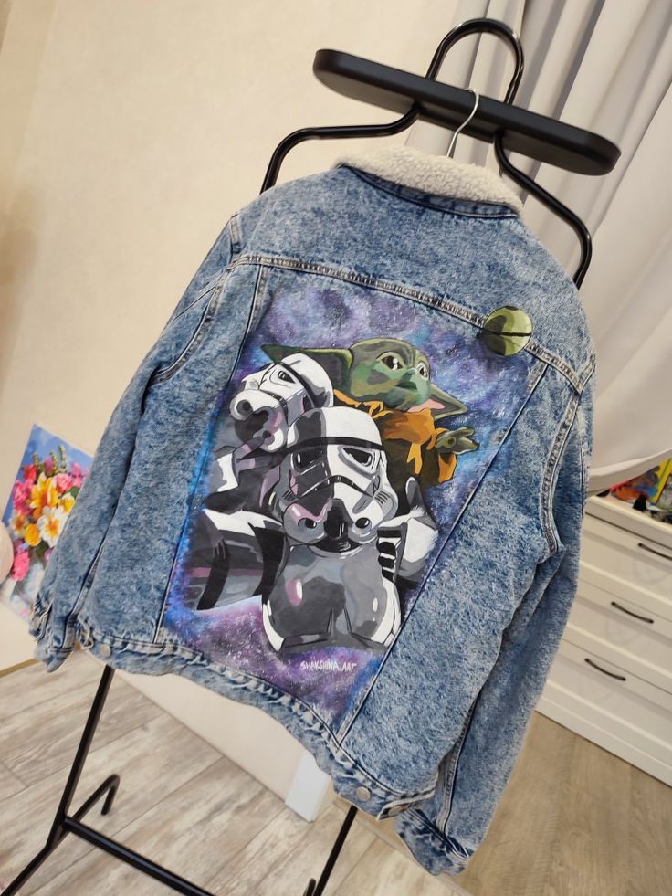 🌌🧥 CHAQUETA JEAN THE MANDALORIAN – THIS IS THE WAY 🔥⚔️