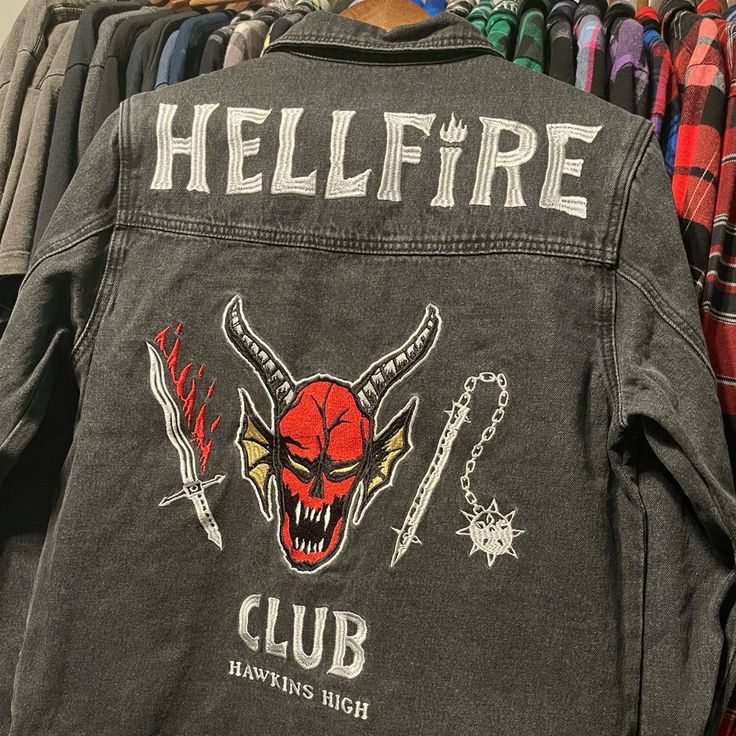 🧥⚡ Chaqueta Jean Stranger Things