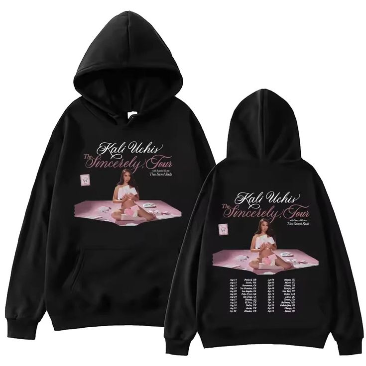 ✨🌙 HOODIE KALI UCHIS – THE SINCERELY TOUR  🖤