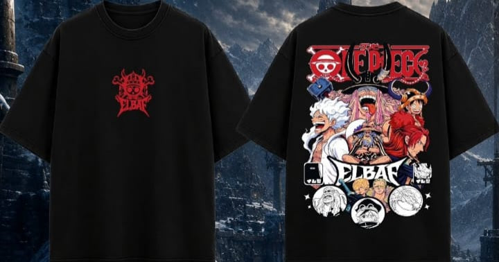 🏴‍☠️👕 CAMISETA ONE PIECE – ARCO DE ELBAPH | LA AVENTURA CONTINÚA ⚔️✨