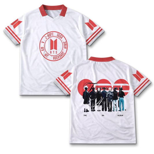 💜🔥 CAMISETA FÚTBOL BTS – VISTE TU PASIÓN POR EL K-POP ⚽🎶