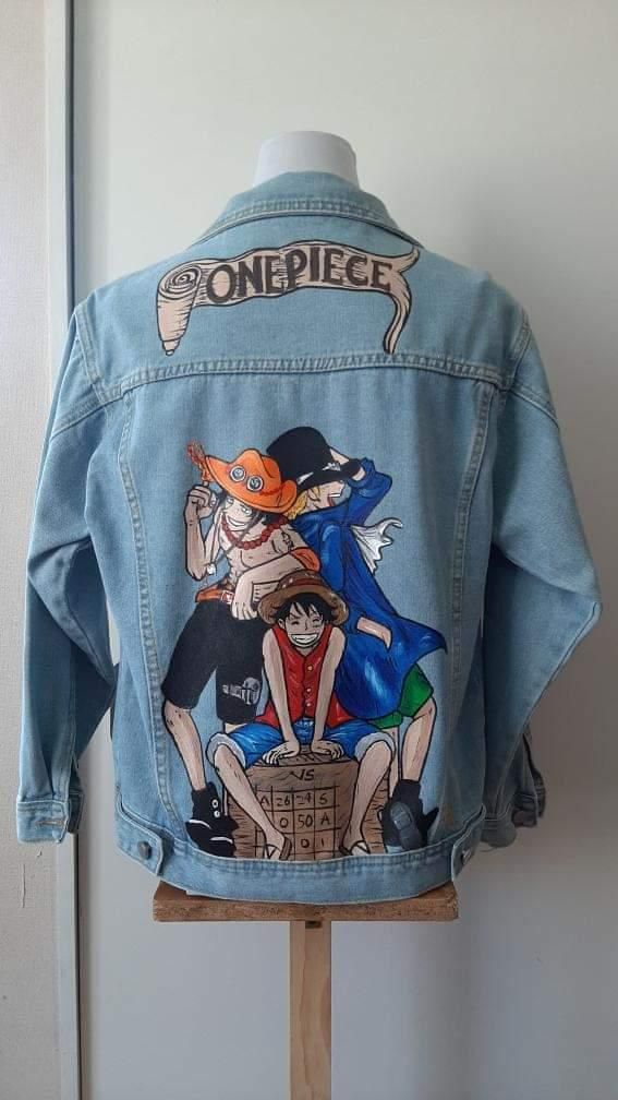 🧥🏴‍☠️ CHAQUETA JEAN ONE PIECE – ELBAPH | LA AVENTURA HECHA OUTFIT ⚔️✨