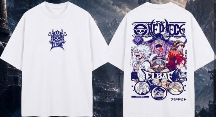 🏴‍☠️👕 CAMISETA ONE PIECE – ARCO DE ELBAPH | LA AVENTURA CONTINÚA ⚔️✨
