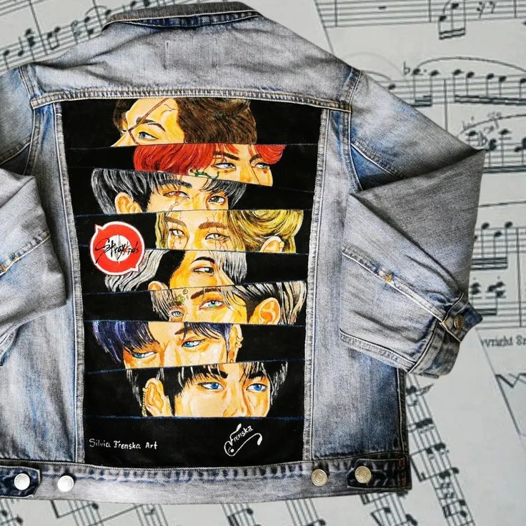 🖤🔥 CHAQUETA JEAN STRAY KIDS – EL OUTFIT QUE TODO STAY NECESITA 🎶✨