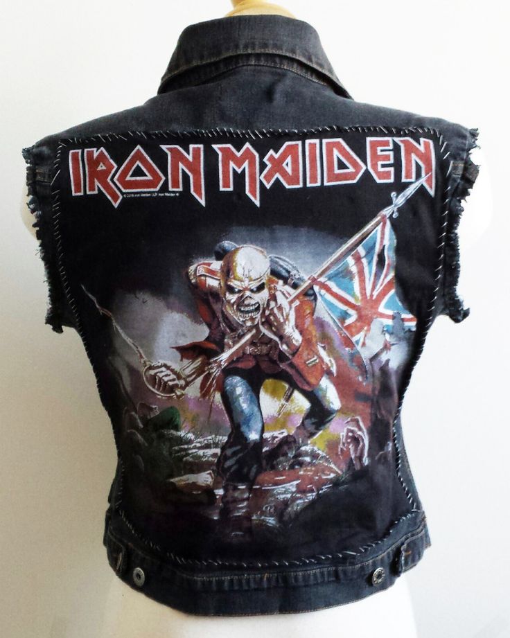 🤘🔥 CHAQUETA JEAN IRON MAIDEN – EL METAL TAMBIÉN SE VISTE 🎸⚡