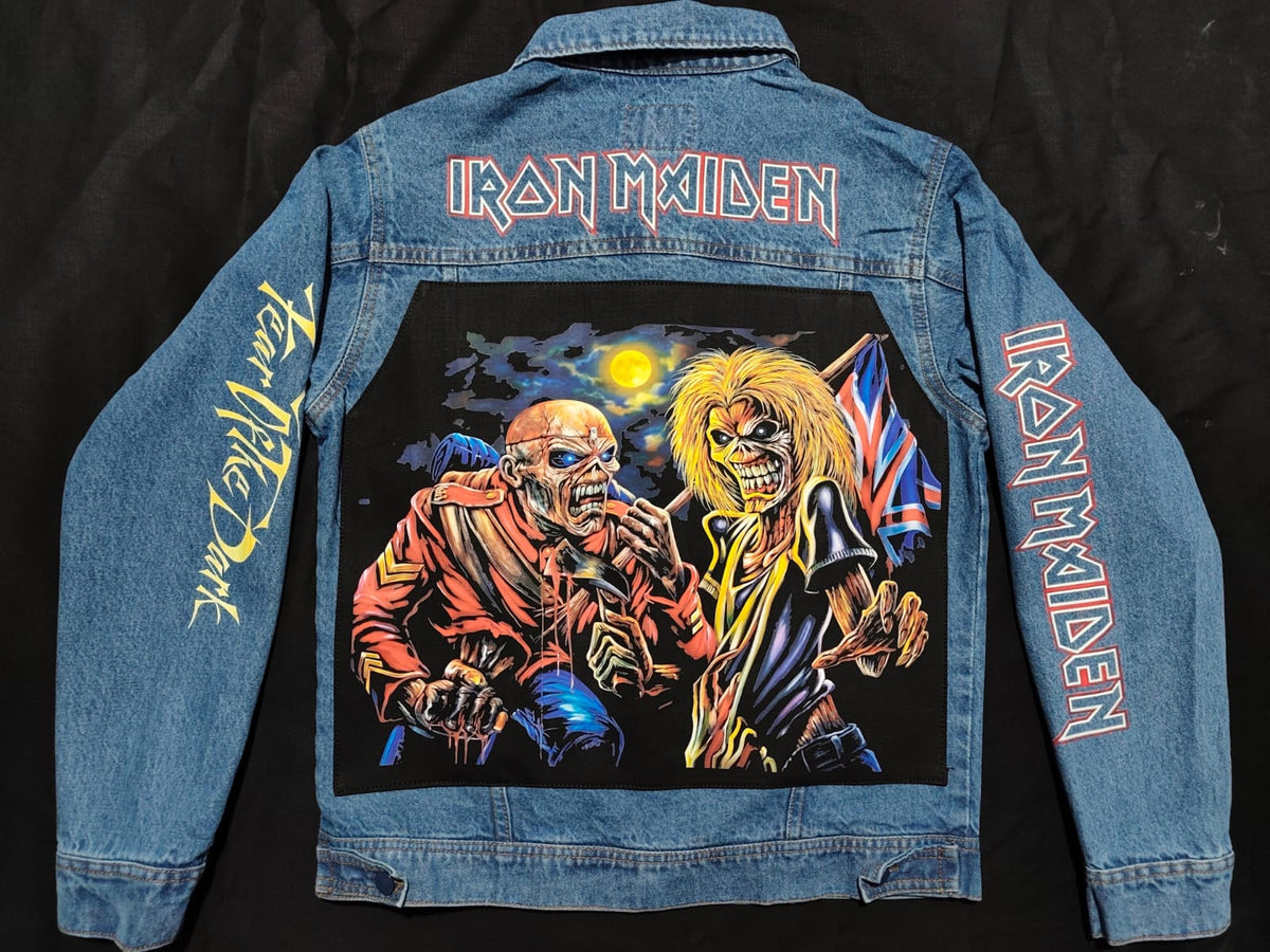 🤘🔥 CHAQUETA JEAN IRON MAIDEN – EL METAL TAMBIÉN SE VISTE 🎸⚡