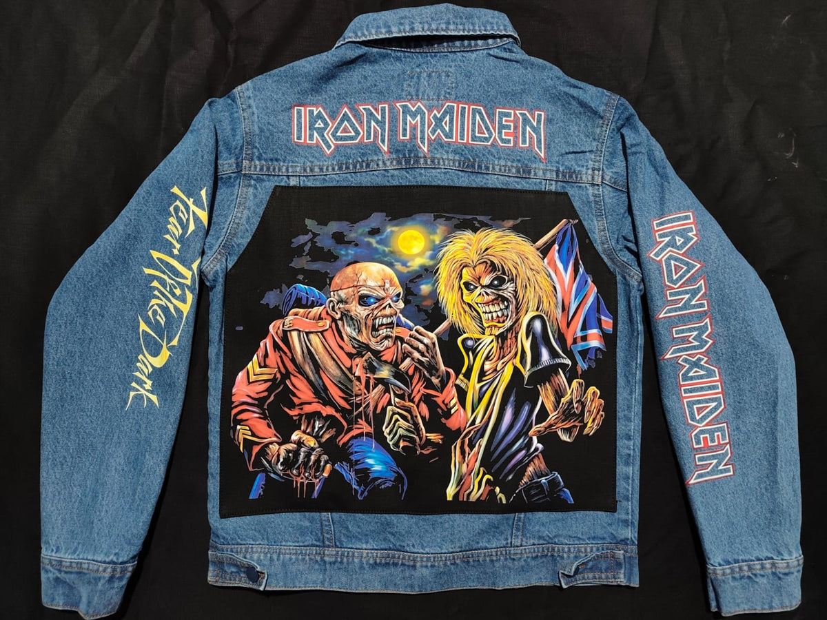 🤘🔥 CHAQUETA JEAN IRON MAIDEN – EL METAL TAMBIÉN SE VISTE 🎸⚡