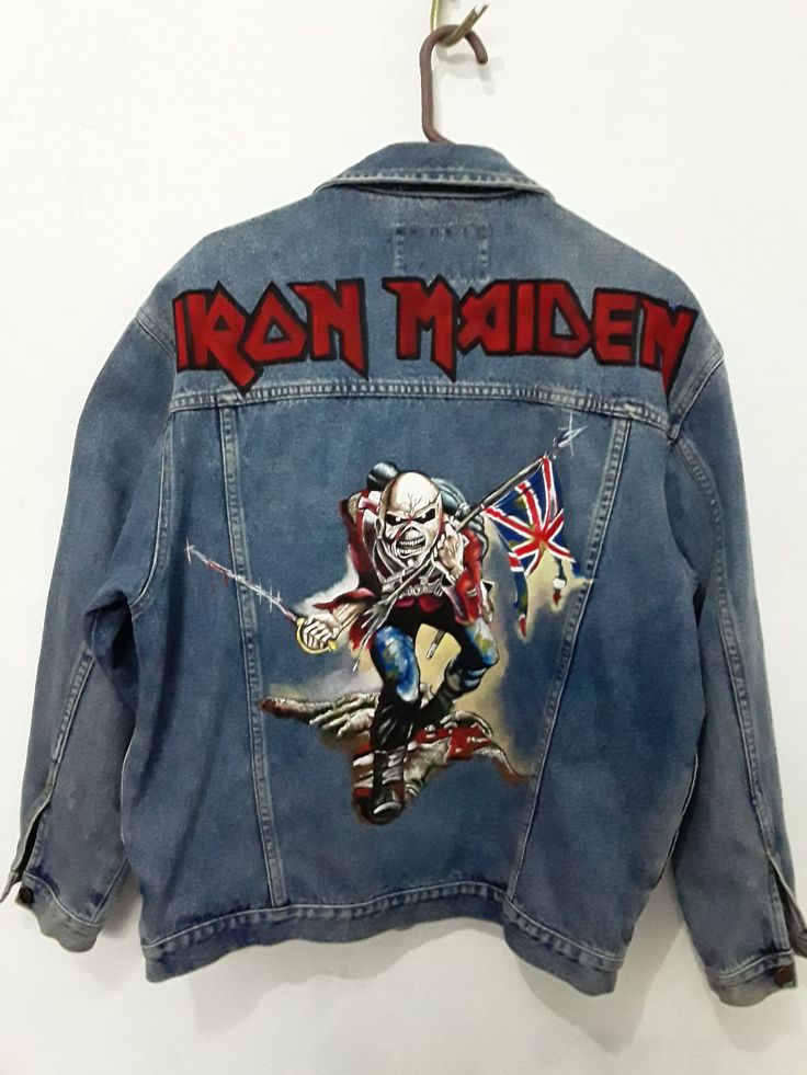 🤘🔥 CHAQUETA JEAN IRON MAIDEN – EL METAL TAMBIÉN SE VISTE 🎸⚡