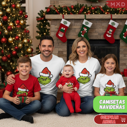🔥 CAMISETA THE GRINCH - NAVIDAD 2025💚