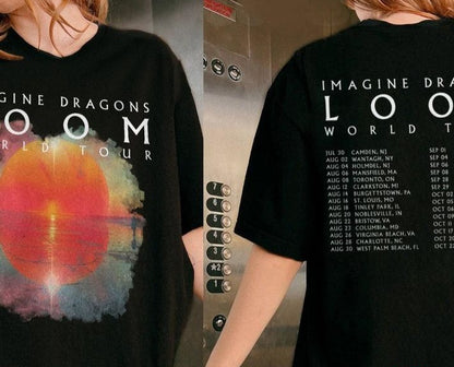 🔥 CAMISETA IMAGINE DRAGONS - LOOM WORLD TOUR 2025
