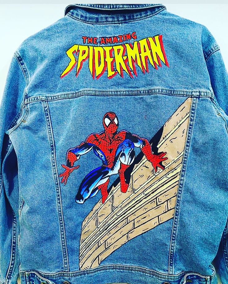 🧥🕷️ CHAQUETA JEAN SPIDER-MAN – EL HÉROE DE TU ESTILO ❤️🕸️