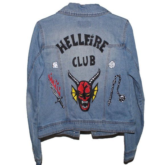 🧥⚡ Chaqueta Jean Stranger Things