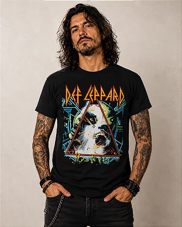 🐆🔥 CAMISETA DEF LEPPARD – EL ROCK NUNCA PASA DE MODA 🎸⚡