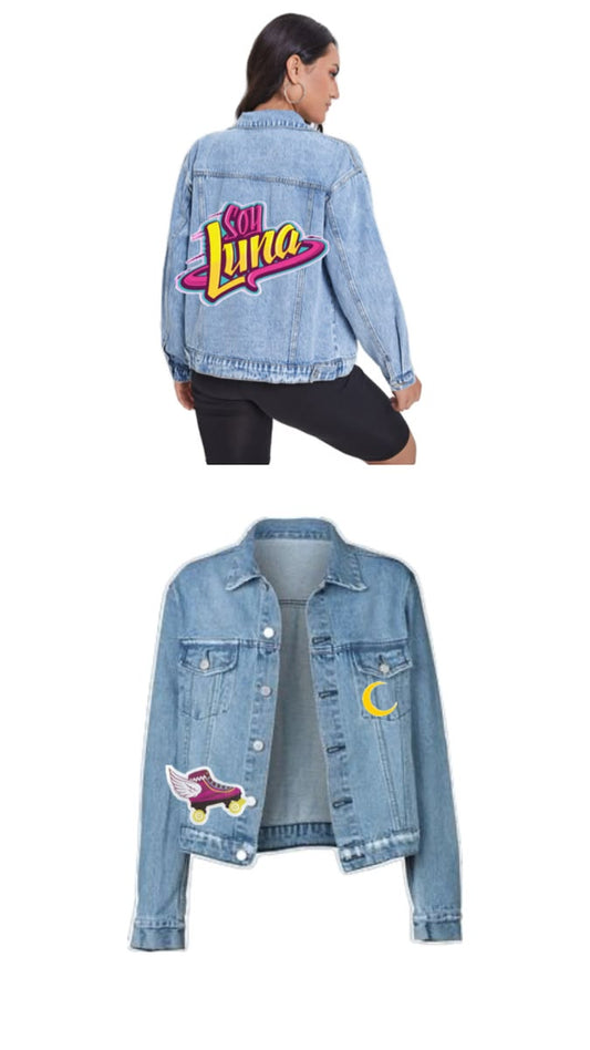 🧥💖 CHAQUETA JEAN SOY LUNA – EL TOQUE QUE TRANSFORMA TU OUTFIT 🛼✨
