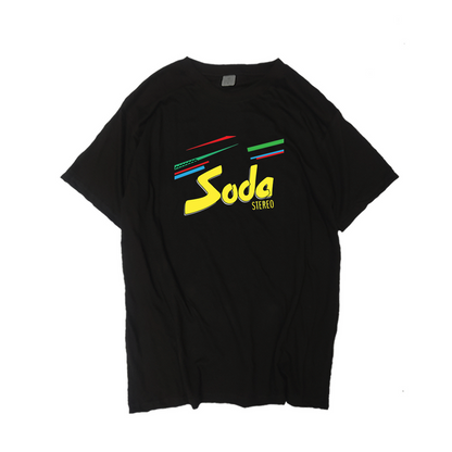 🎶⚡ CAMISETA SODA STEREO – DE MÚSICA LIGERA 🔥🖤