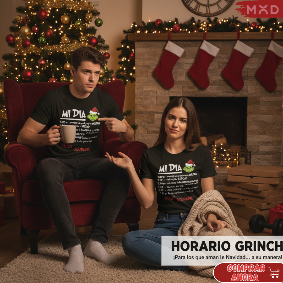 🔥 CAMISETA THE GRINCH - NAVIDAD 2025💚