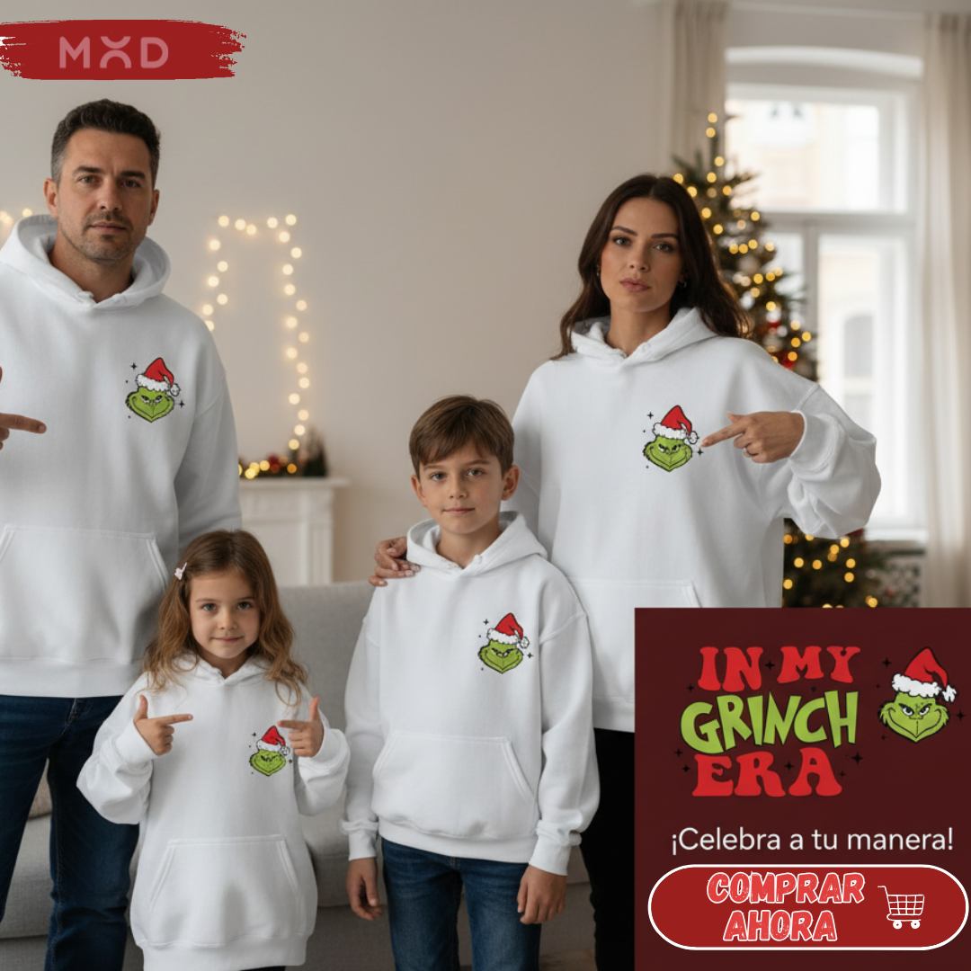 🔥 HOODIE THE GRINCH - NAVIDAD 2025 EDICIÓN OFICIAL LIMITADA