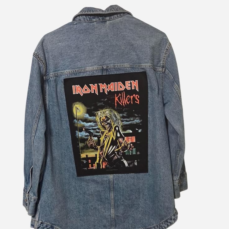 🤘🔥 CHAQUETA JEAN IRON MAIDEN – EL METAL TAMBIÉN SE VISTE 🎸⚡