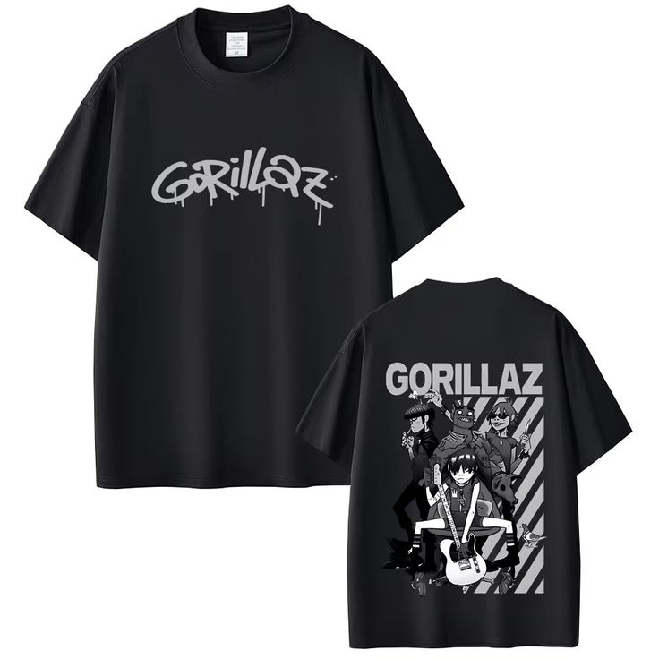 🎧🎨 CAMISETA GORILLAZ – VIBRA ALTERNATIVA 🔥