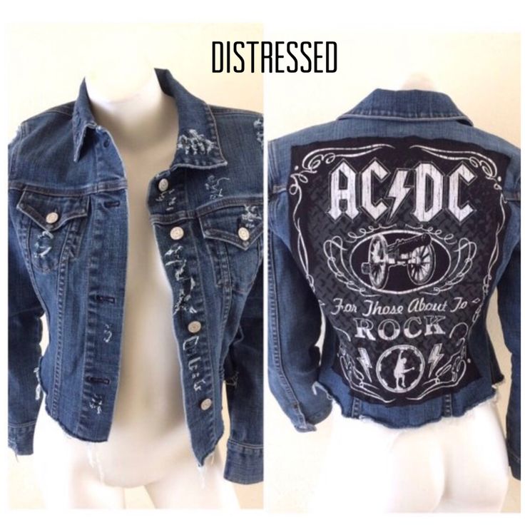 🔥 CHAQUETA JEAN AC/DC - POWER UP WORLD TOUR