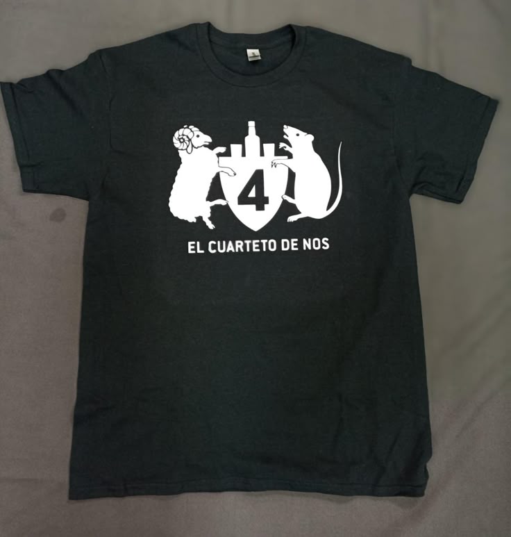 🖤🔥 CAMISETA CUARTETO DE NOS – ROCK, ACTITUD Y PERSONALIDAD 🎸⚡