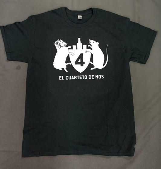 🖤🔥 CAMISETA CUARTETO DE NOS – ROCK, ACTITUD Y PERSONALIDAD 🎸⚡