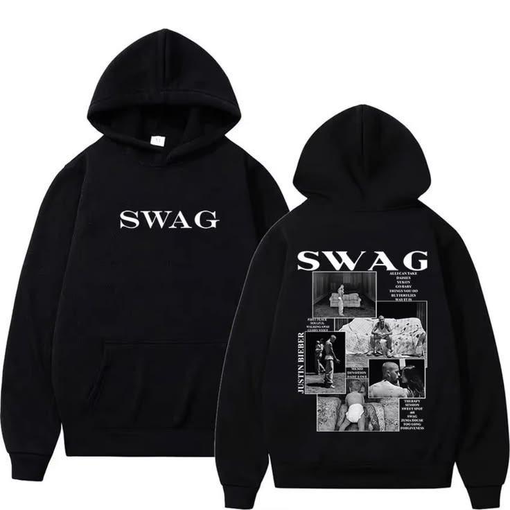 🎤🖤 HOODIE JUSTIN BIEBER – STREET POP ICON 🔥✨