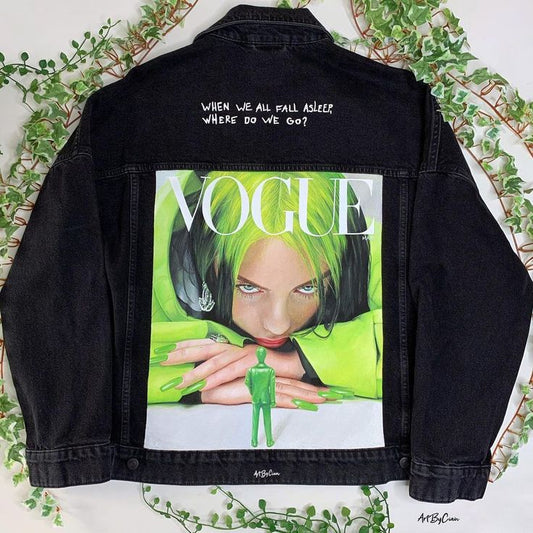 🔥 CHAQUETA JEAN BILLIE EILISH - HIT ME HARD AND SOFT TOUR 2025