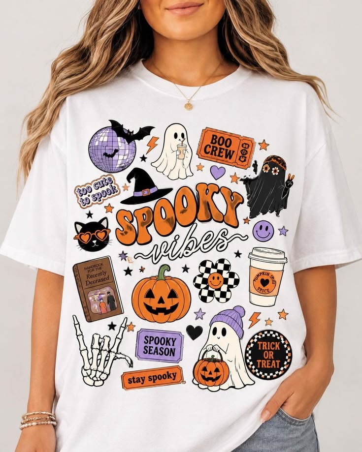 🎃👕 CAMISETA HALLOWEEN – EL TERROR NUNCA PASA DE MODA 🔪🔥