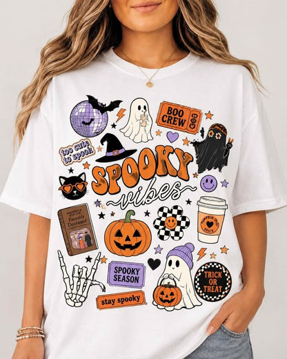 🎃👕 CAMISETA HALLOWEEN – EL TERROR NUNCA PASA DE MODA 🔪🔥
