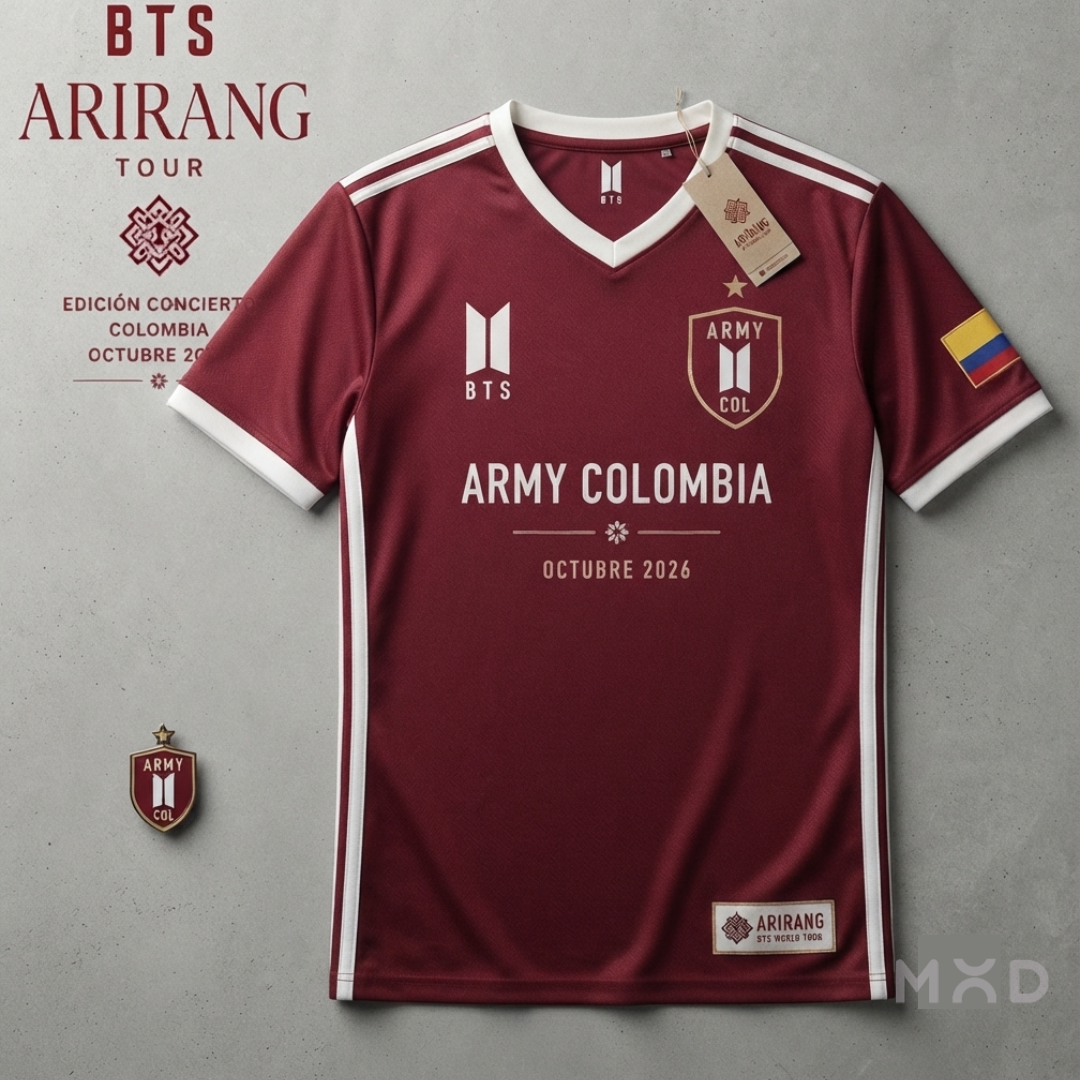 ⚽💜 CAMISETA DE FÚTBOL BTS – ESTILO AUTÉNTICO 💜🔥