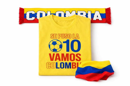 🇨🇴⚽ CAMISETA COLOMBIA – PASIÓN TRICOLOR 🔥💛💙❤️